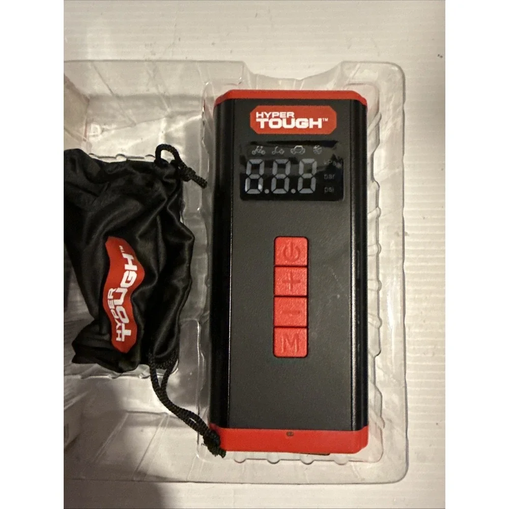HYPER Tough 10774216 Rechargeable Bicycle Tire Inflator New Open Box